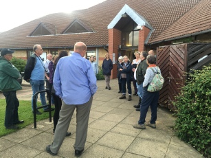 Trevor Tween imparts his orchid knowledge.