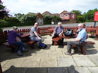 Some of the group, waiting for the start.